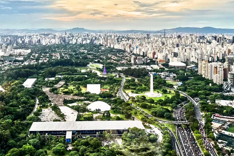 Parque do Ibirapuera: um dos cartões postais da cidade de São Paulo. (Gilson Garrett Jr/Exame)