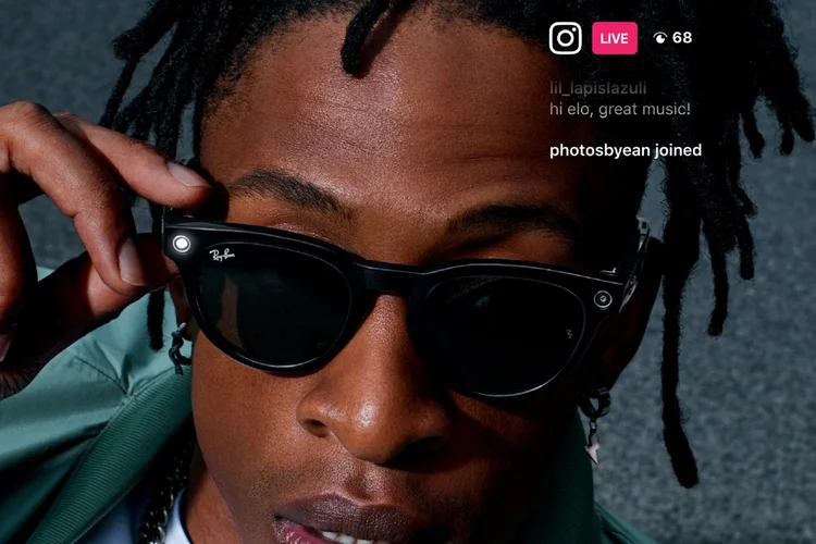 Os óculos Ray-Ban com IA da Meta foram apresentados em setembro de 2023 (Ray-Ban/Divulgação)
