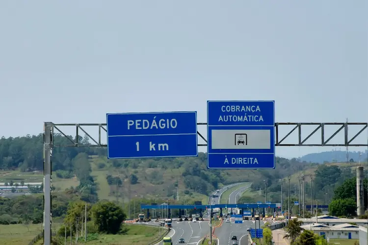 Pedágio em rodovia de São Paulo (Mauricio Graiki/Getty Images)