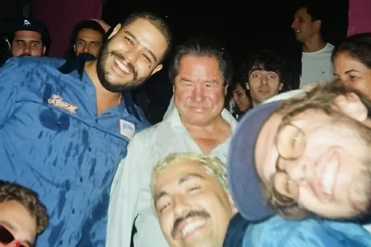 Pedrinho com a banda Jovem Dionisio (Redes Sociais/Reprodução)