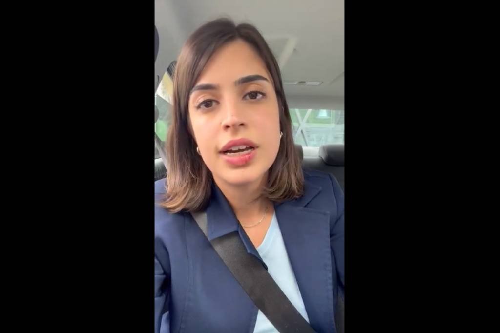 Tabata Amaral: deputada relatou em vídeo momento de tensão que viveu no Centro de São Paulo (Reprodução/X)