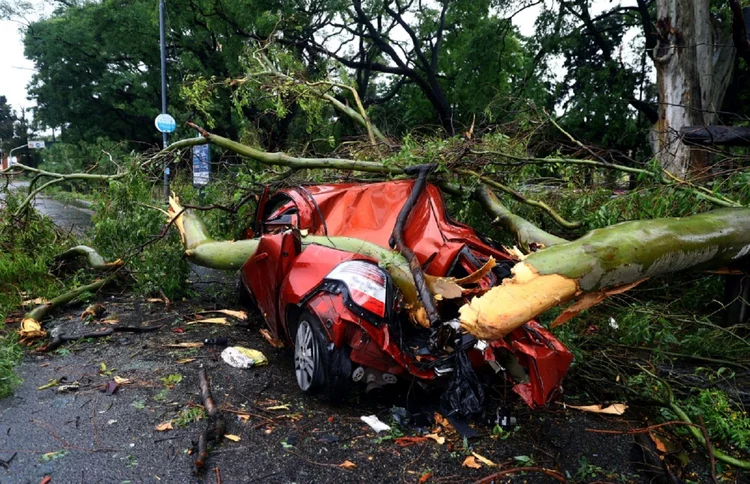 Argentina: Buenos Aires teve forte tempestade (AFP/AFP)