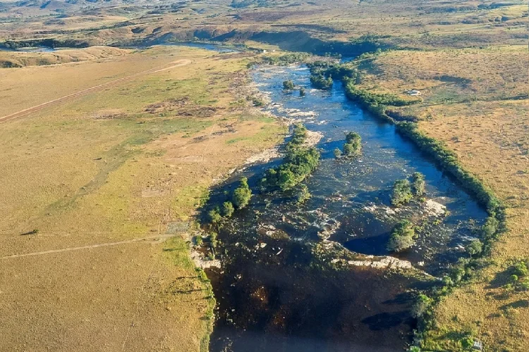 Rupununi, na região do Essequibo, na Guiana, próximo da fronteira com Brasil e Venezuela (Agence France-Presse/AFP Photo)