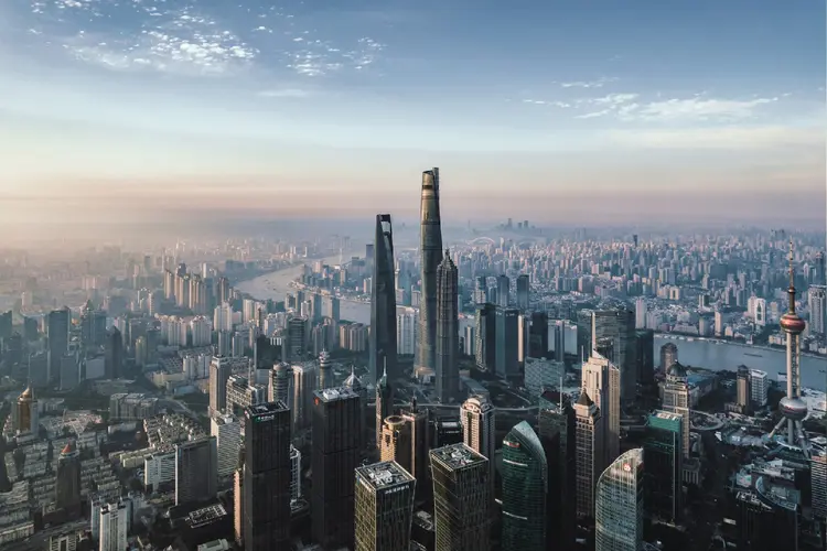 Em um século, Xangai afundou cerca de três metros (AerialPerspective Images/Getty Images)