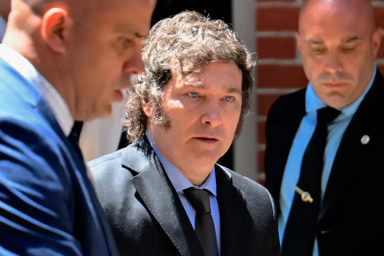 Javier Milei, presidente eleito da Argentina (Luis Robayo/AFP)