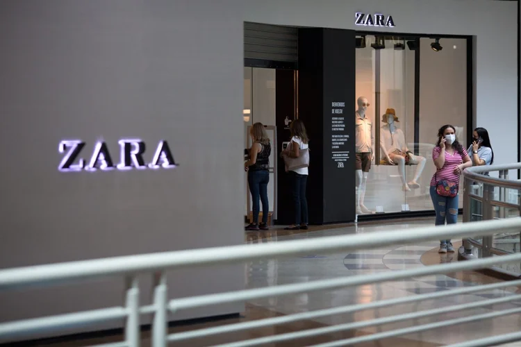 Zara: uma das marcas de luxo mais consumidas no mundo (Manaure Quintero/Bloomberg)