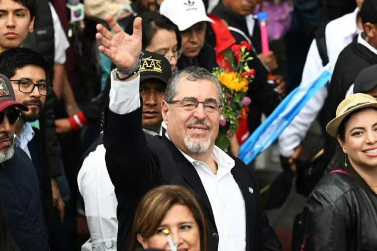 Bernardo Arévalo assume Presidência da Guatemala  (María Isabel Sánchez/AFP)