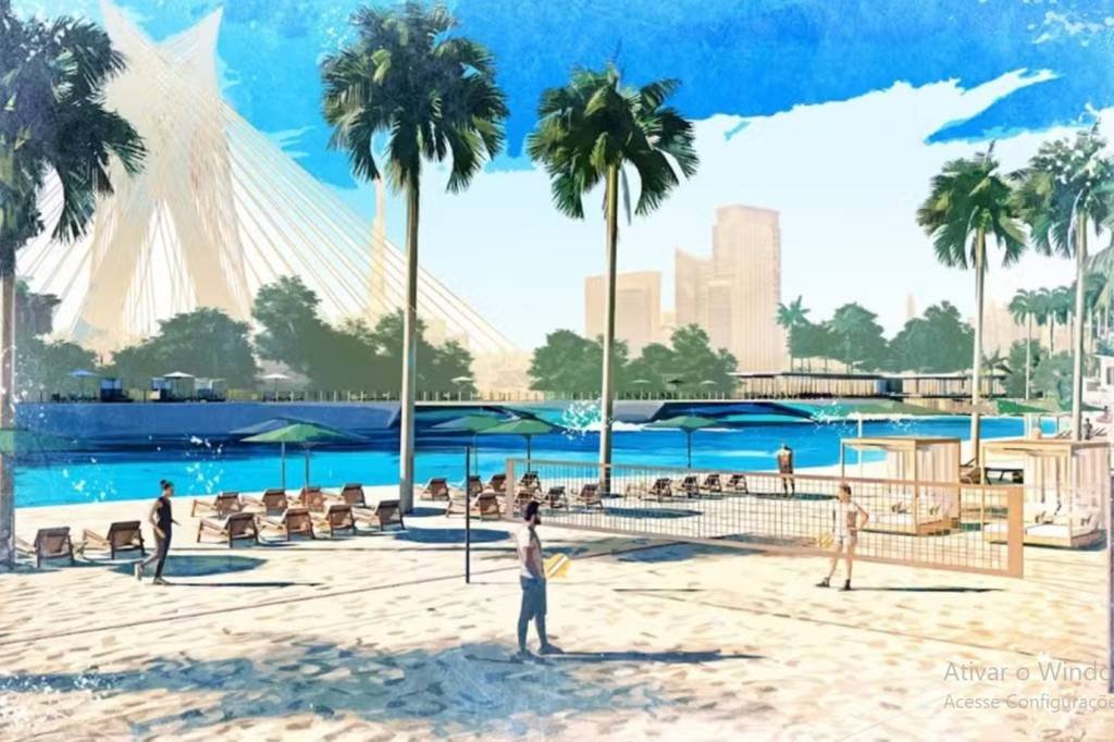 Clube de luxo em São Paulo terá praia artificial, piscina para surfe e taxa de R$ 600 mil