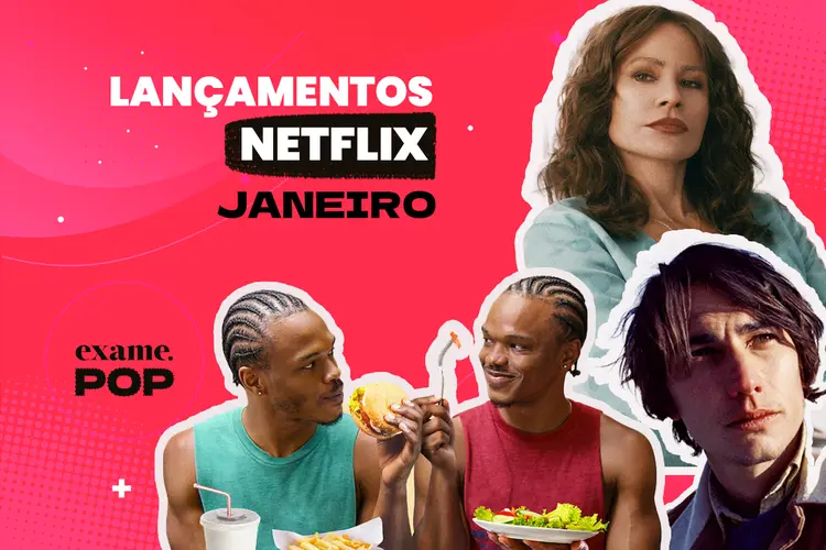 Veja o que entra na Netflix em janeiro (Netflix/ Montagem/Exame)