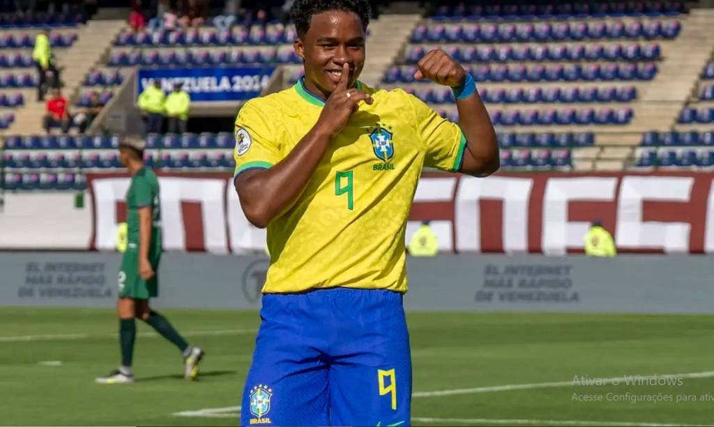 Com gol de Endrick, Brasil vence Bolívia por 1 a 0 na estreia no Pré-Olímpico