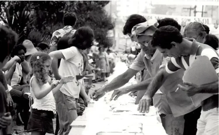 Bixiga quer reviver tradição que começou nos anos 1980 no aniversário de São Paulo (Acervo pessoal/Thais Taverna)