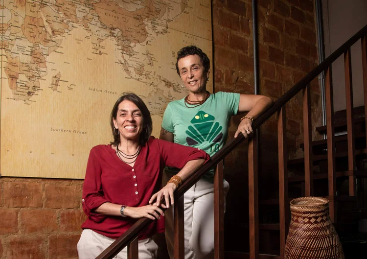 Fernanda Stefani e Jô Alves, fundadoras do 100% Amazônia (100%Amazônia/Divulgação)