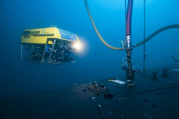 Teste do drone, foi supostamente projetado para destruir embarcações navais e portos (Alexis Rosenfeld/Getty Images)