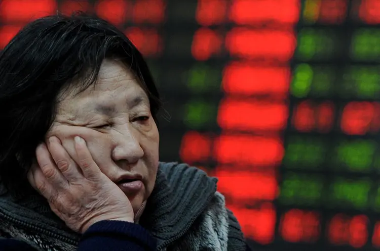Bolsa de valores da china: mercado vê em aversão à China vantagem para o Brasil (MARK RALSTON/AFP/Getty Images)
