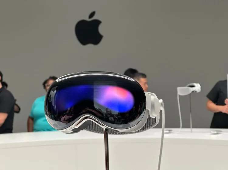 Apple Vision Pro: dispositivo de realidade aumentada da Apple (Christoph Dernbach/Getty Images)