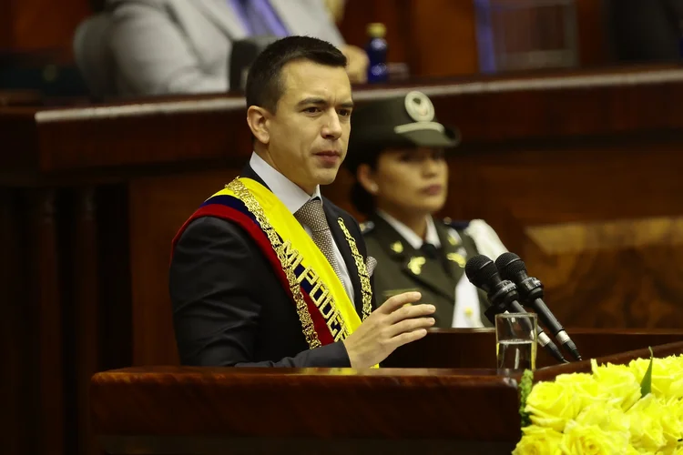 Equador: polícia equatoriana invade embaixada do México (Franklin Jacome/Getty Images)