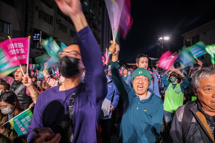 Taiwan: o mais novo presidente, Lai Ching-te, defendeu a independência de Taiwan em relação à China (Annabelle Chih/Getty Images)