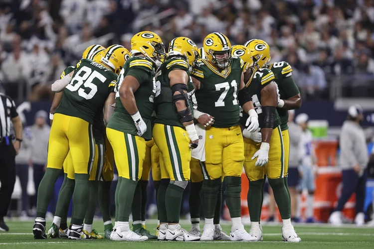 San Francisco 49ers x Green Bay Packers: após bater o Dallas Cowboys por 48 a 32 no Wild Card, os Packers esperam repetir o triunfo agora na rodada divisionária (Perry Knotts/Getty Images)