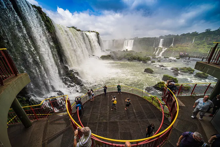 Chuvas no Sul: vazão das cataratas do Iguaçu aumenta cinco vezes acima da média (Leandro Fonseca/Exame)