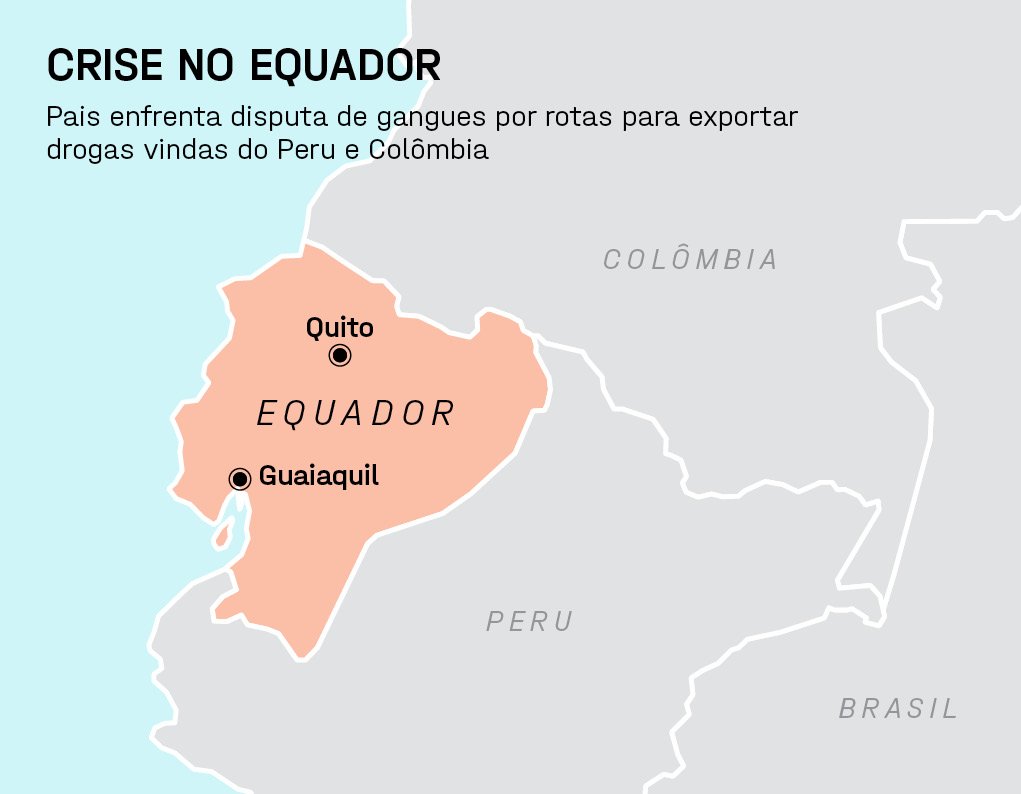 Mapa do Equador