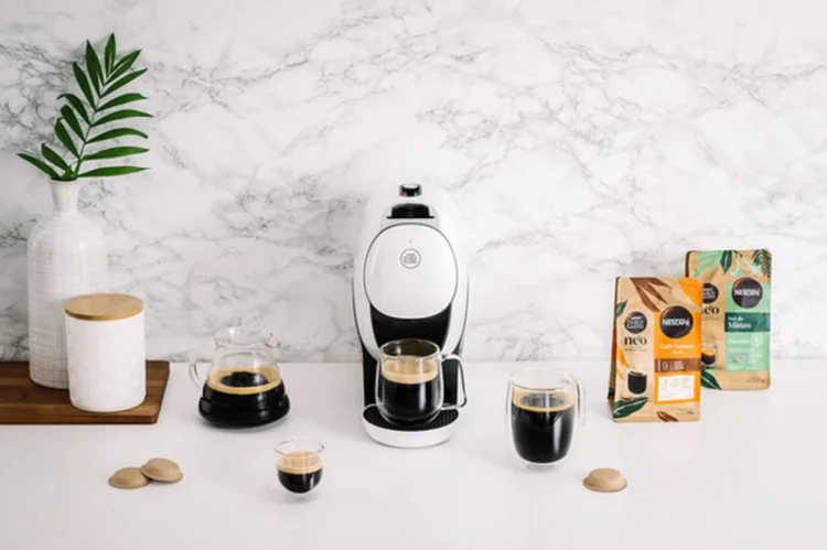 O acordo para o aluguel de máquinas Nescafé Dolce Gusto Neo inclui três planos, de três a doze meses (Nestlé/Divulgação)