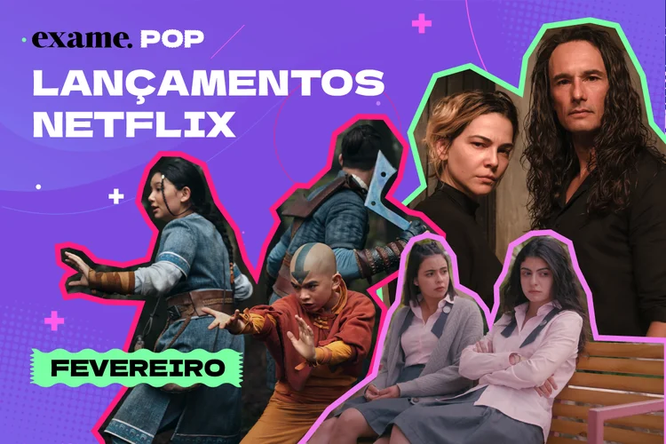 Veja o que entra na Netflix em fevereiro (Netflix/ Montagem/Exame)
