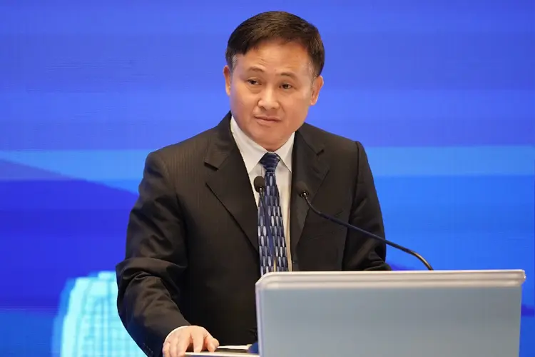 Pan Gongsheng, presidente do Banco do Povo da China ( Anthony Kwan/Getty Images)