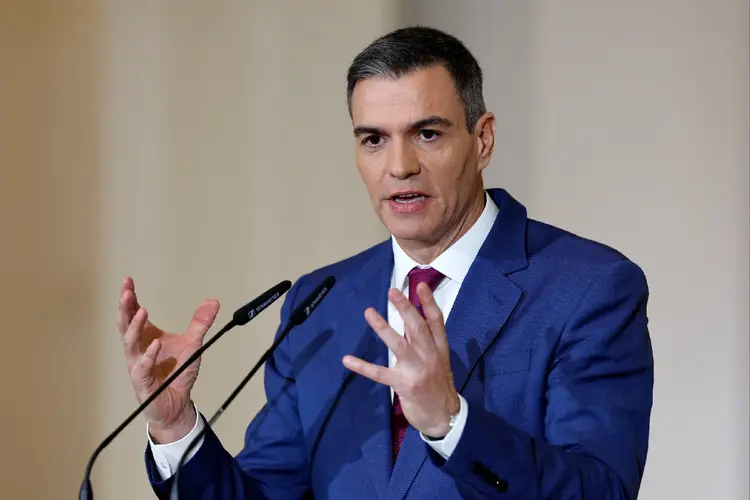 Pedro Sánchez, primeiro-ministro da Espanha (Oscar Del Pozo/Getty Images)