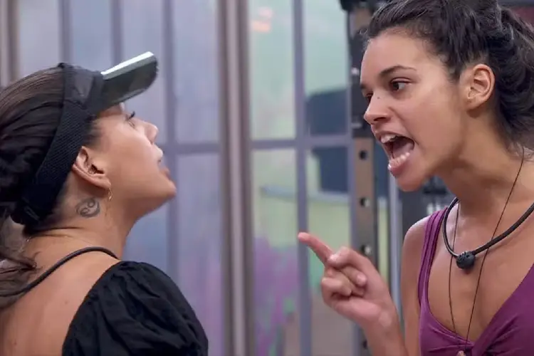 BBB 24: Alane e Fernanda discutiram nesta quarta-feira (TV Globo/Reprodução)