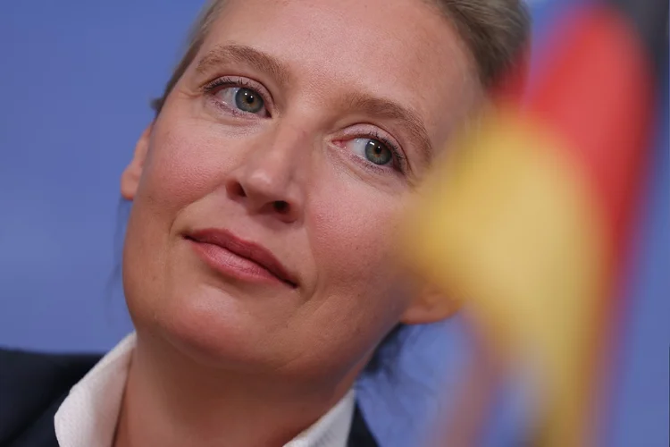 Alice Weidel, co-líder do partido político de direita Alternativa para a Alemanha (AfD) (Sean Gallup/Getty Images)