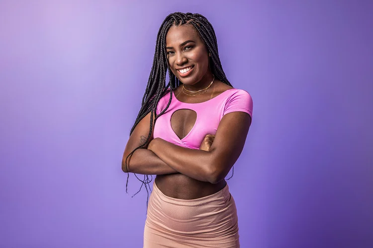 Leidy Elin: A sister é não é bem vista por conta dos embates que teve com Davi, um dos favoritos e mais queridos pelo público (Globo/Fabio Rocha/Divulgação)