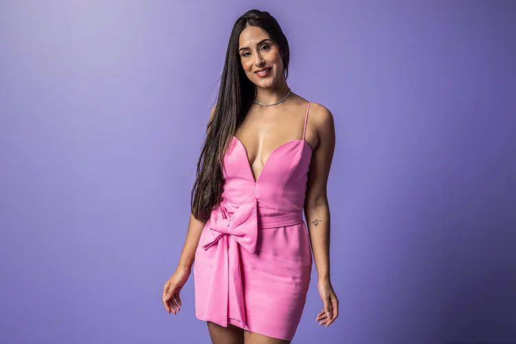Deniziane competia pela permanência com Fernanda e Matteus (Globo/Fabio Rocha/Divulgação)