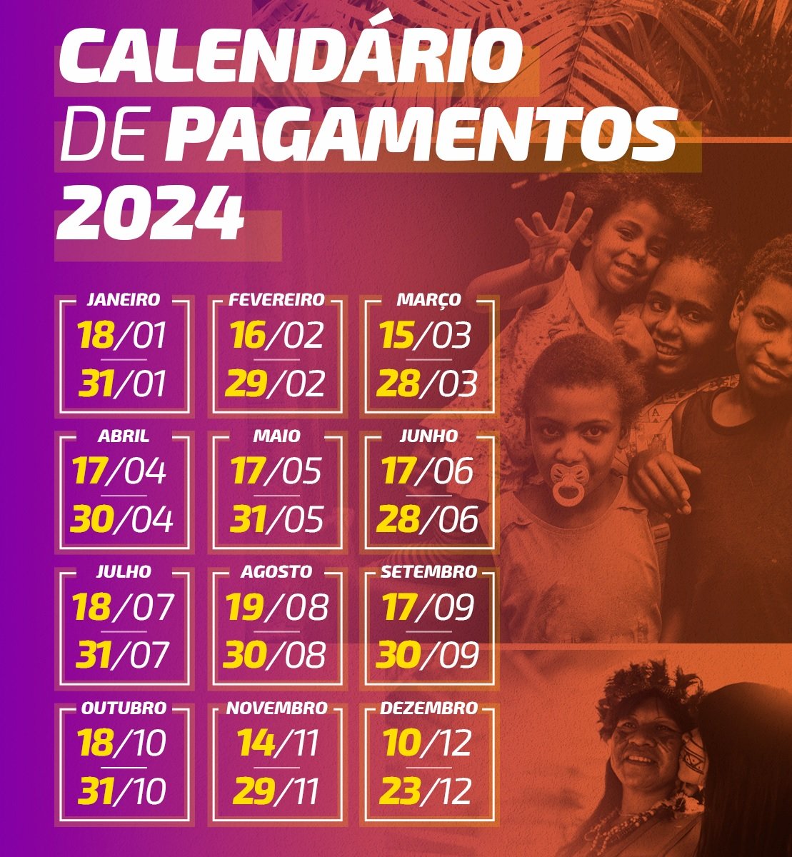 Pagamento Do Bolsa Família 2024 Começa Nesta Quinta; Veja Calendário E ...