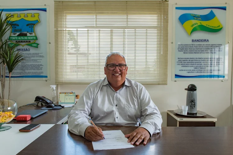 Ari Bagúio (PL), prefeito da cidade de Ponte Alta do Norte, em Santa Catarina, é preso nesta sexta-feira (Redes Sociais/Reprodução)