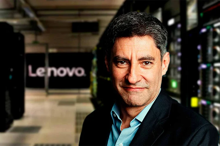 João Bortone, presidente da Lenovo ISG para a América Latina: empresa aposta em programa para acelerar o desenvolvimento de negócios em IA  investindo em companhias de software independentes (Lenovo/Divulgação)