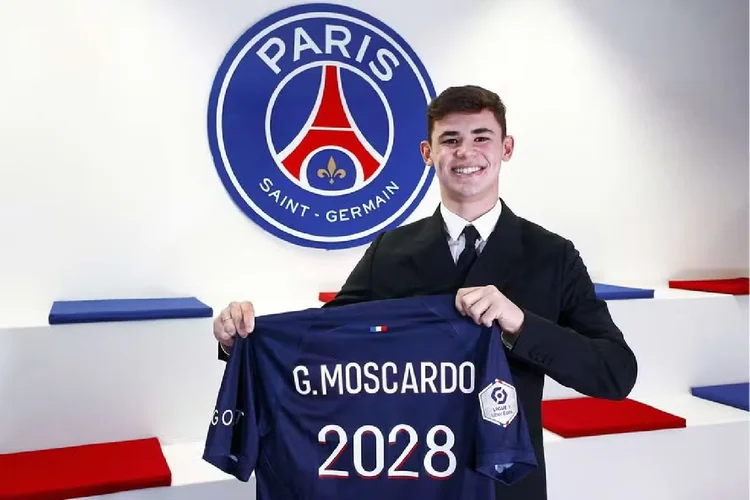 PSG anuncia a contratação de Gabriel Moscardo (PSG/Divulgação)