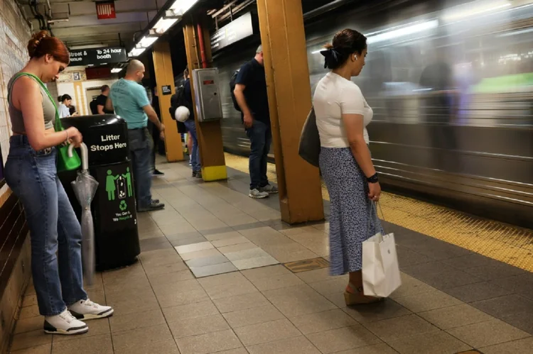 Acidente em Nova York: a colisão ocorreu no coração do Upper West Side, bairro de classe alta de Manhattan
