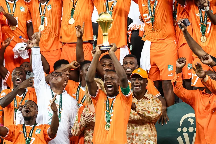 Copa Africana: a campanha da Costa do Marfim, então anfitriã do torneio, foi digna de filme (FRANCK FIFE/AFP Photo)