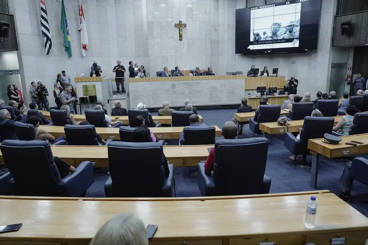 O presidente da Casa, vereador Milton Leite (União Brasil), presidiu a sessão (Richard Lourenço/Câmara de São Paulo/Flickr)
