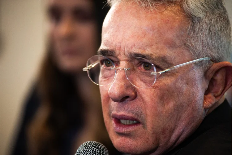 Álvaro Uribe, ex-presidente da Colômbia (	NurPhoto /Getty Images)