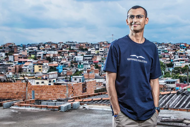 Edu Lyra, CEO e fundador da ONG Gerando Falcões: ONG vai ao SXSW com programação diária na SP House (Leandro Fonseca/Exame)