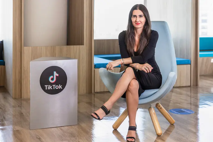 Gabriela Comazzetto, do TikTok: relevância do conteúdo está no centro da plataforma (Vivian Koblinsky/Divulgação)