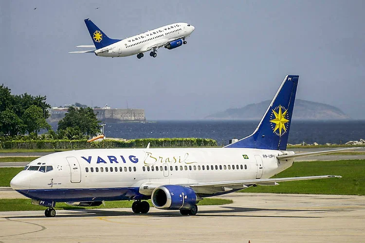 A Varig entrou com pedido de recuperação judicial em junho de 2005, em meio a dívidas de R$ 5,7 bilhões (Varig/Divulgação)