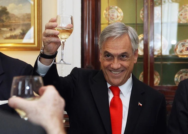 Sebastián Piñera: revista Forbes avaliou sua fortuna em 2,7 bilhões de dólares, o equivalente a cerca de R$ 13,4 bilhões (Dan Kitwood/Getty Images)