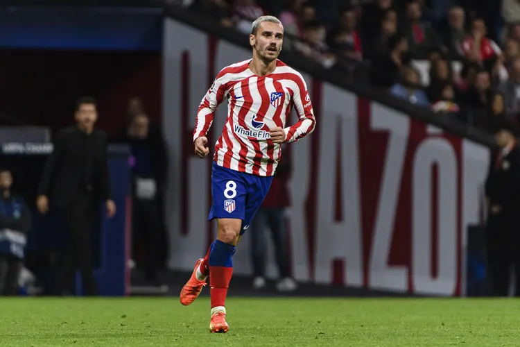 Atlético de Madrid, terminou a fase de grupos como líder do grupo E com 14 pontos (Eurasia Sport/Getty Images)