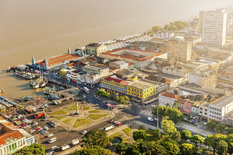 Belém, capital do estado do Pará (Ambição climática será claramente o tema central do evento, mas podemos esp/Getty Images)