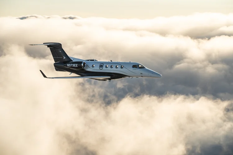 Phenom 300, da Embraer. (Divulgação/Divulgação)