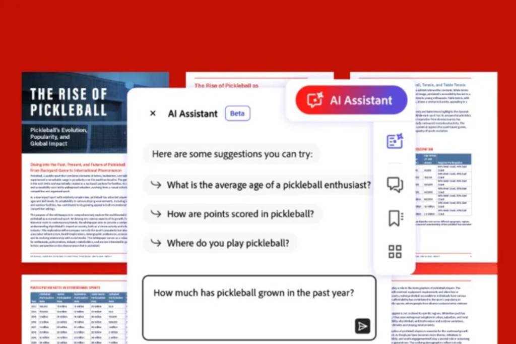 Converse com o PDF com a nova assistente de IA do Adobe Acrobat