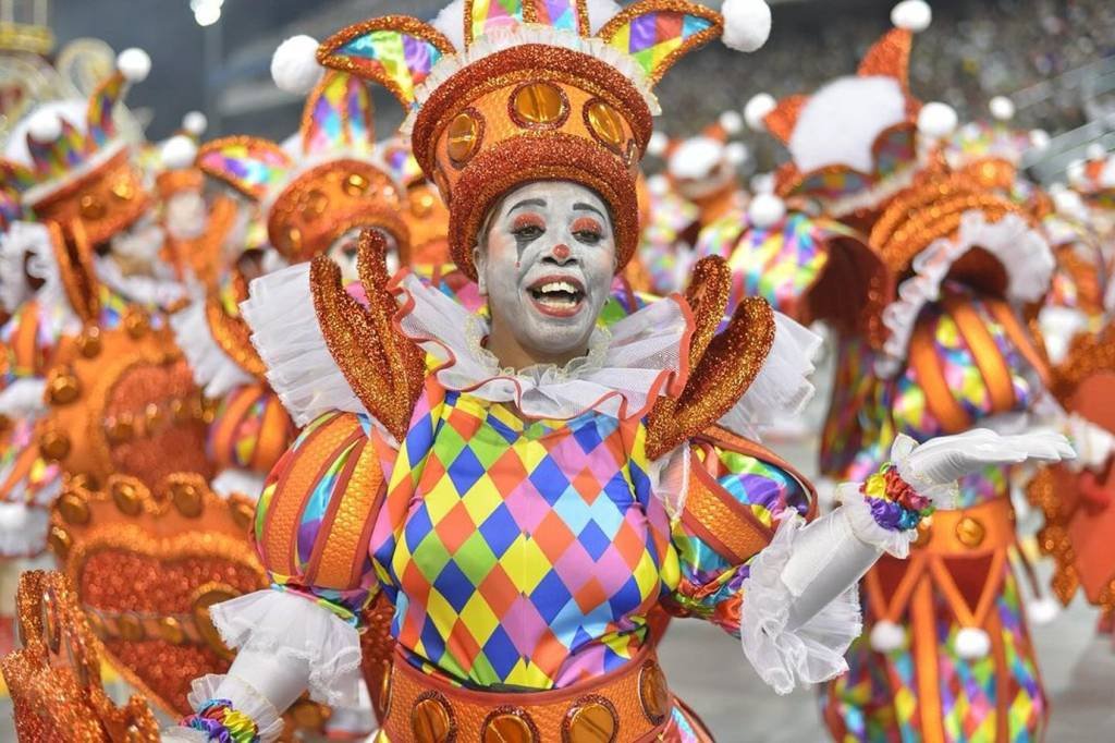 A Mocidade Alegre foi a 3ª escola a desfilar na segunda noite de desfiles do Grupo Especial do Carnaval de São Paulo 2024 (Reprodução Instagram/Liga Carnaval SP/Felipe Araujo)