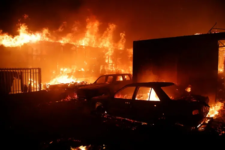 Incêndios no Chile: mais de 43.000 hectares já foram queimados no país (Getty Images/Getty Images)